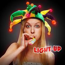 Mardi Gras Light Up LED Hat