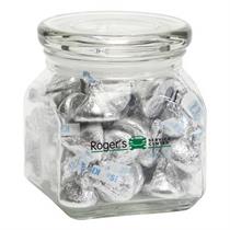 Hersheys® Kisses® in Sm Glass Jar
