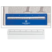 Plastic 6&quot; Ruler With Magnifying Glass