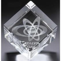 3D Crystal Jewel Cube Medium Award