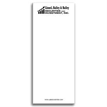 25 Page 3-1/2 x 8-1/2 Paper Note Pad