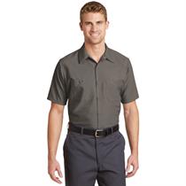 Red Kap Long Size, Short Sleeve Industrial Work Shirt.