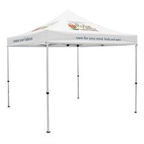 Premium 10&apos; Tent, Vented Canopy (Imprinted, 8 Locations)