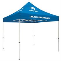 Standard 10&apos; Tent Kit (Full-Color Imprint, 3 Locations)