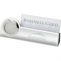 Struttura III Clock &amp; Business Card Holder