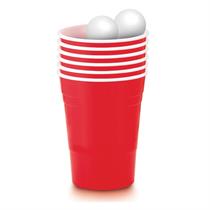 Party Pong Kit - 16 oz Plastic Party cups &amp; ping pong balls