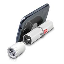 Lithium-ion Trio Charger Power bank charger &amp; Flashlight