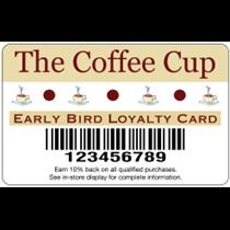 Deluxe Loyalty Card .030&quot; White