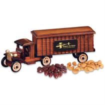 1930-Era Tractor-Trailer with Chocolate Almonds &amp; Cashews