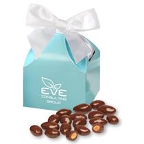 Milk Chocolate Almonds in Robin&apos;s Egg Blue Gift Box