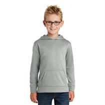 Port &amp; Company Youth Performance Fleece Pullover Hooded S...