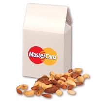 Deluxe Mixed Nuts in White Gable Box