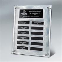 Swirled Excellence Metal &amp; Lucite Series - Master Plaque