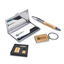 Maple Gift Set - Pen - Keychain - &amp; Business Card Holder