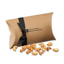 Extra Fancy Jumbo Cashews in Kraft Pillow Pack Box