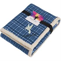 Field &amp; Co.® Plaid Sherpa Blanket w/Full Color Car