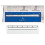 Plastic 6&quotRuler With Magnifying Glass