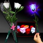 Light Up Silk Rose Glow Flower with LED