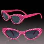 Pink Polka Dot Funky Costume children&apos s sunglasses