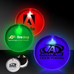 2&quotLighted Glow LED Button Pin Badge