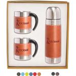 Tuscany™ Thermal Bottle &ampCoffee Cups Gift Set