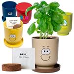 Goofy Group™ Grow Pot Eco-Planter with Basil Seeds