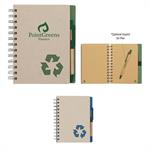 Eco-Inspired 5&quotx 7&quotSpiral Notebook &ampPen