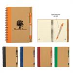 Eco-Inspired Spiral Notebook &ampPen