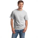 Hanes Beefy-T - 100% Cotton T-Shirt with Pocket.