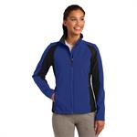 Sport-Tek Ladies Colorblock Soft Shell Jacket.