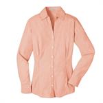 Port Authority Ladies Plaid Pattern Easy Care Shirt.