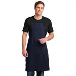 Port Authority Easy Care Extra Long Bib Apron with Stain ...