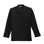 Port Authority Ladies Silk Touch Long Sleeve Polo.