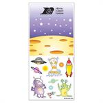 Peel N Play Sticker Sheet w/ Repositionable Space Alien