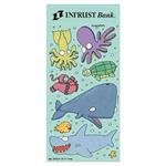 Charlie Cartoon Sticker Sheet w/ Ocean Animal &ampDiver