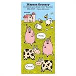 Charlie Cartoon Sticker Sheet w/ Farm Animals