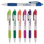 Silver Pen w/ Colored Gripper