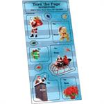 White Paper Christmas Holiday Sticker Sheet