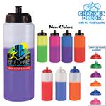 32 oz. Mood Sports Bottle With Push&apos nPull Cap, Full Color Di