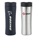 16 oz stainless and plastic liner and lid Rockertumbler