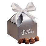 Cocoa Dusted Truffles in Silver Gift Box