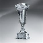 Crystal Cup-Shaped Trophy - Large