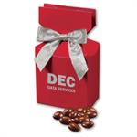 Chocolate Covered Almonds in Red Gift Box