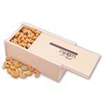 Extra Fancy Jumbo Cashews in Wooden Collector&apos s Box