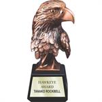 Bronze Antique Resin Eagle Head Award - Small