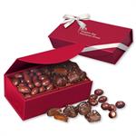 Chocolate Almonds &ampSea Salt Caramels in Red Magnetic Box