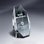 Optic Crystal Octagon Tower Award - Small