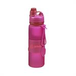 16 oz Silicone Main Squeeze collapsible sport water bottle
