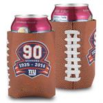 Faux Leather Football Can Cooler Sleeve