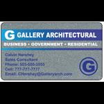 Deluxe Silver Business Cards .030"
